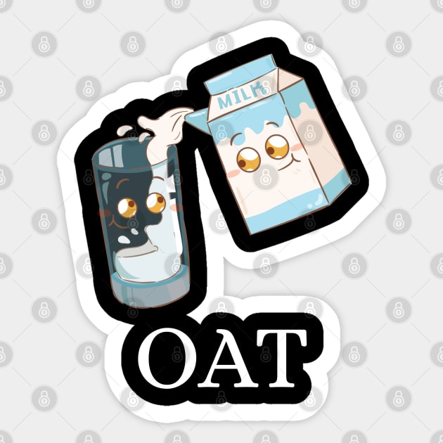 Oatly! Oat Milk Sticker by AA